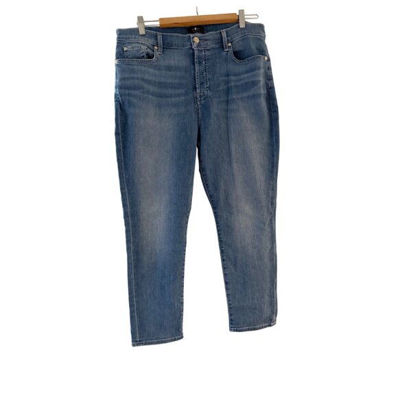 7 For All Mankind - Joesfina Boyfriend, Light Blue, 32 - Picture 1 of 6